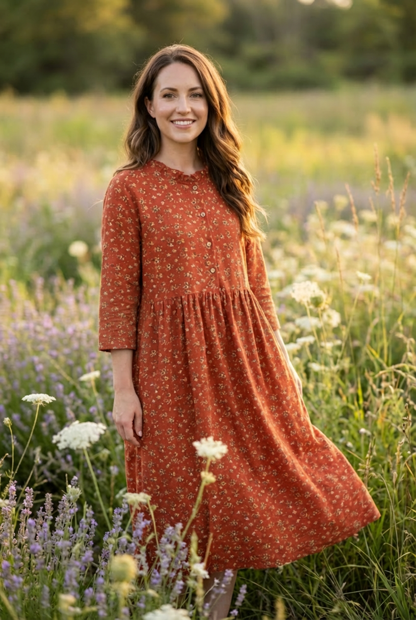 The Sophia Dress | Shop 100% Cotton Dresses